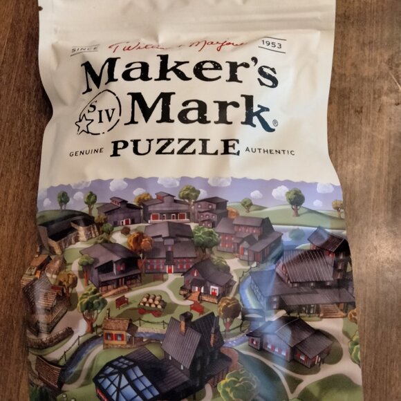 NEW - Maker's Mark Distillery Puzzle - 2021 Limited Edition Christmas Gift - Picture 1 of 4